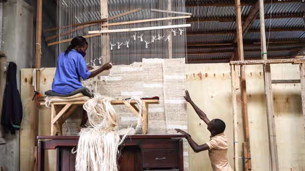Ugandan Business Recycles Banana Fiber for Textiles