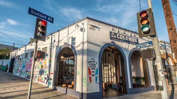 Barista at La Colombe in Silver Lake, Los Angeles