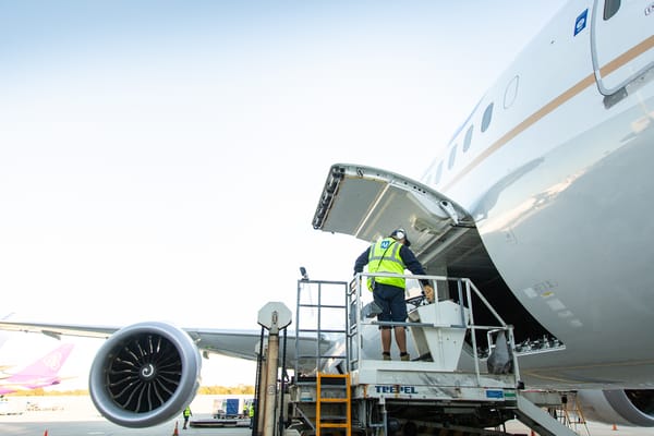 Menzies Baggage Handler at LAX, Los Angeles